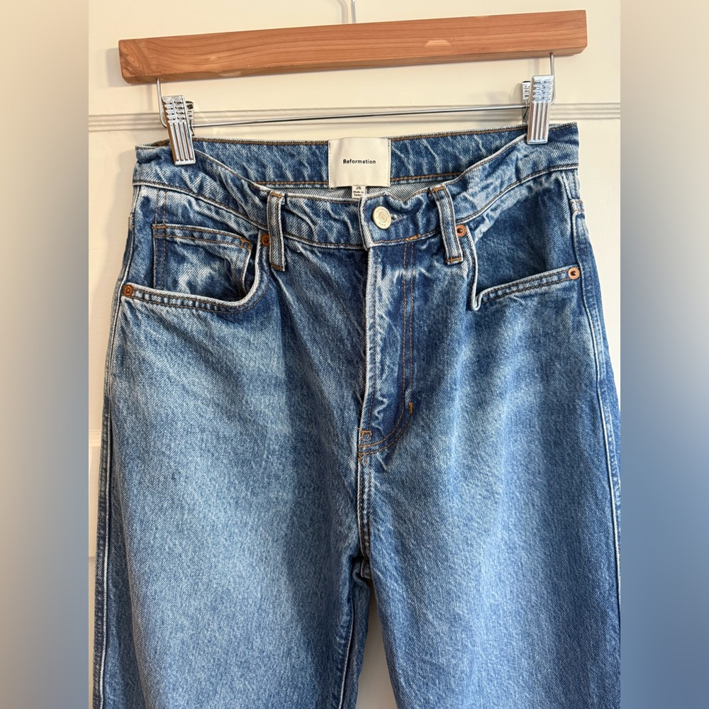 Reformation Val Mid Rise Jeans - Picture 4 of 10